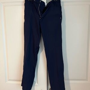Ralph Lauren Blue Dress Pants Classic Straight-Leg